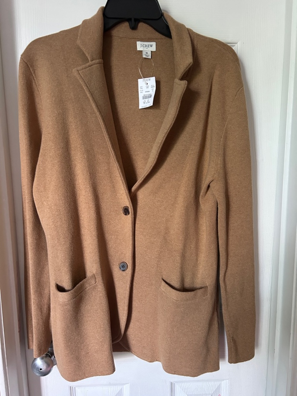 J. Crew Camel Brown Knit Blazer